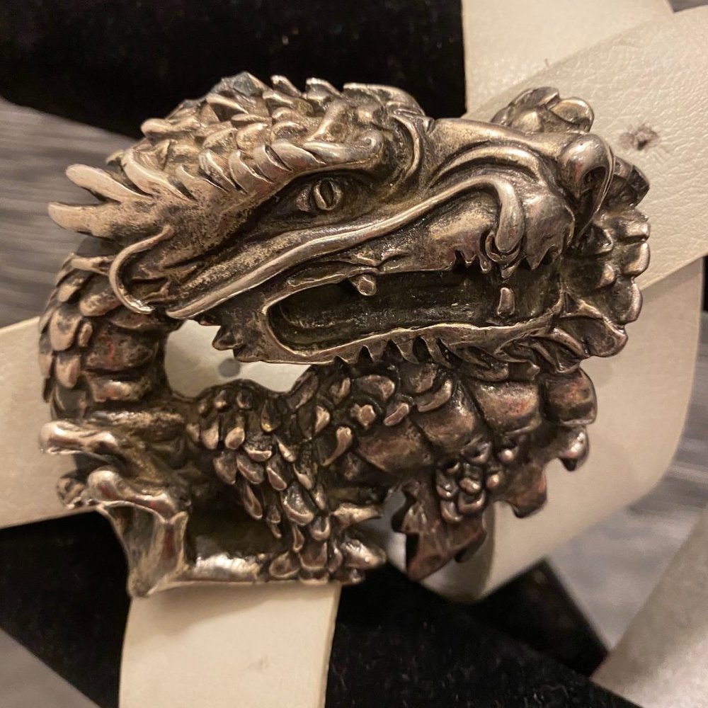 Handmade Italian Dragon Belt Buckle